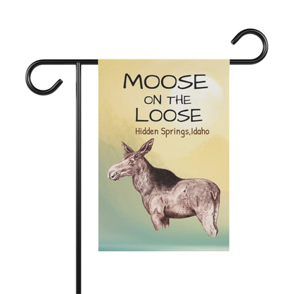 Moose on the Loose Hidden Springs, Idaho Garden & House Banner