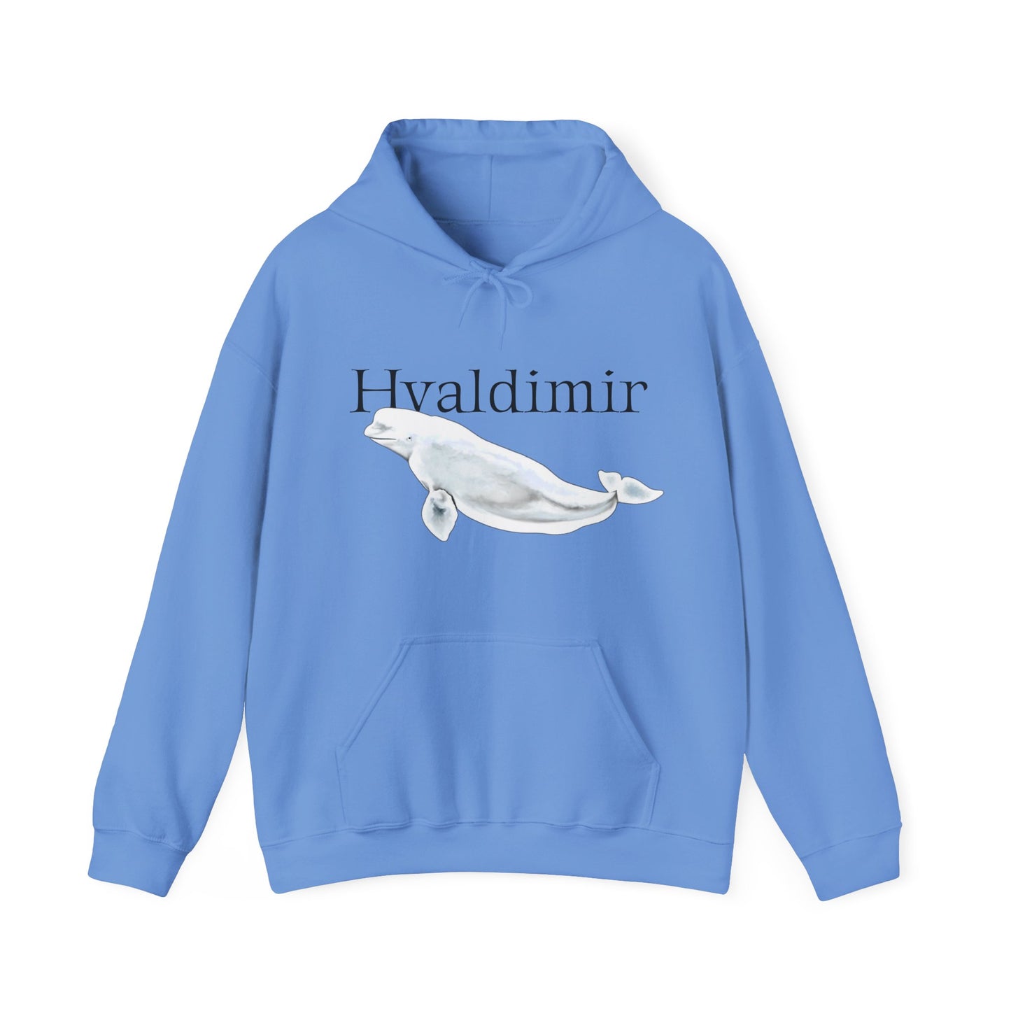 Hvaldimir Beluga Whale Unisex Heavy Blend™ Hooded Sweatshirt
