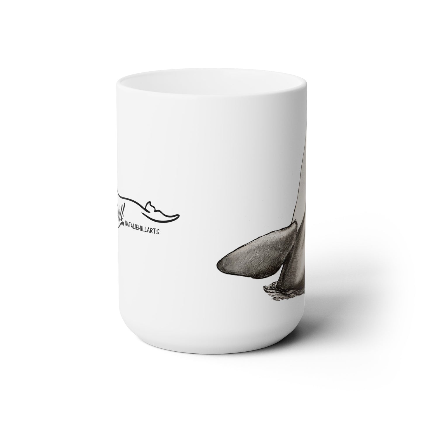 Orca Spy-Hop Ceramic Mug 15oz