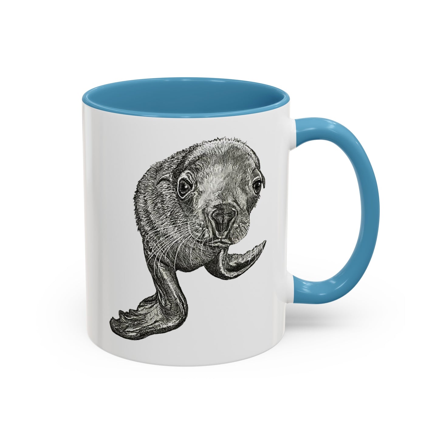 Sea Lion Accent Coffee Mug, 11oz