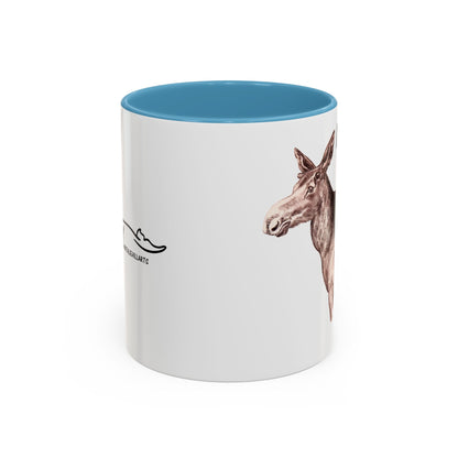 Moose On The Loose Accent Coffee Mug (11, 15oz)