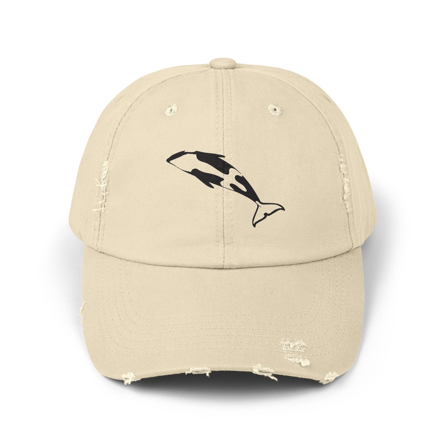 Orca Breach Unisex Distressed Cap