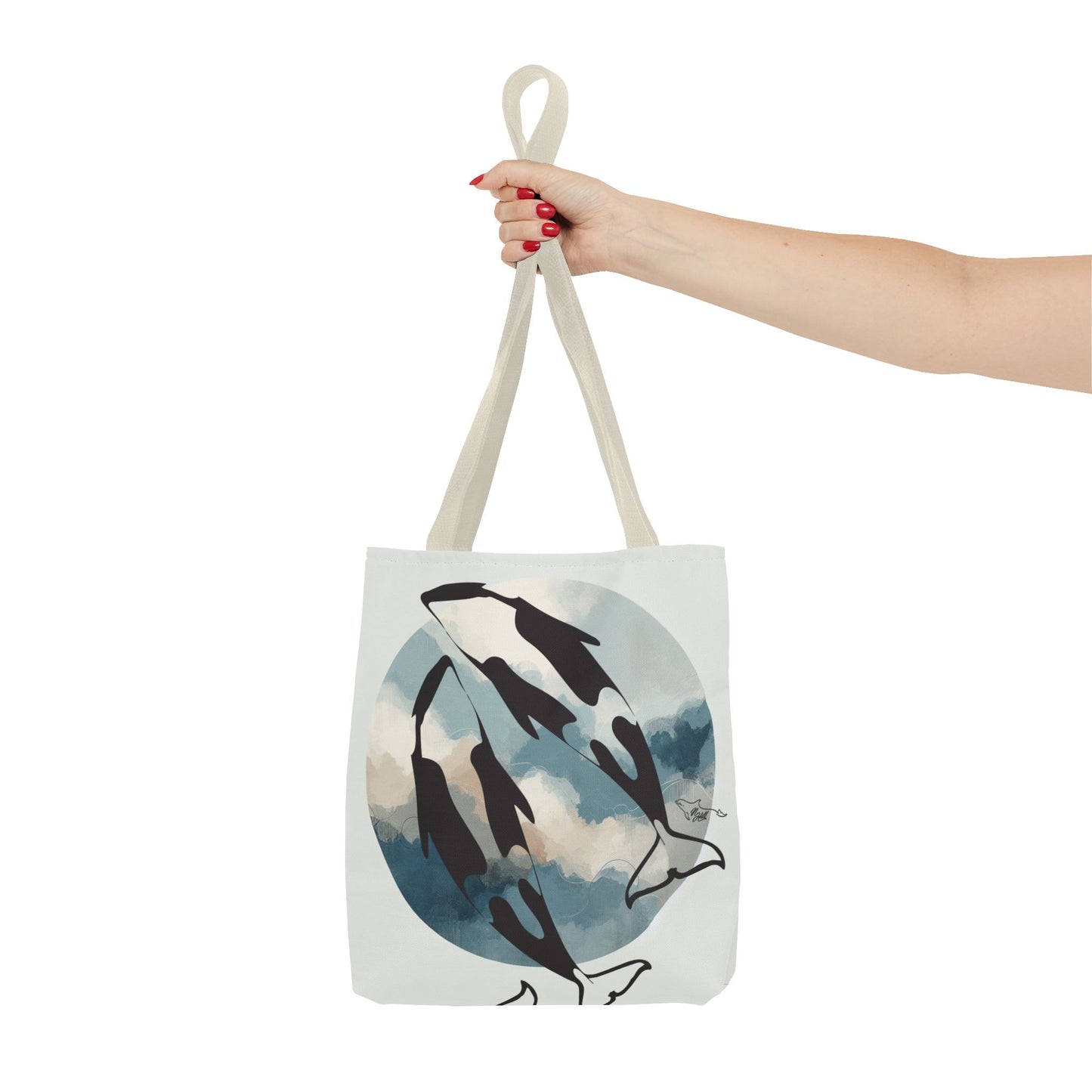 Orcas World Tote Bag (AOP)