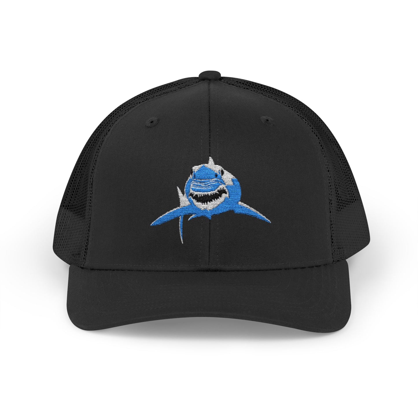 Great White Shark Panda Snapback Trucker Cap