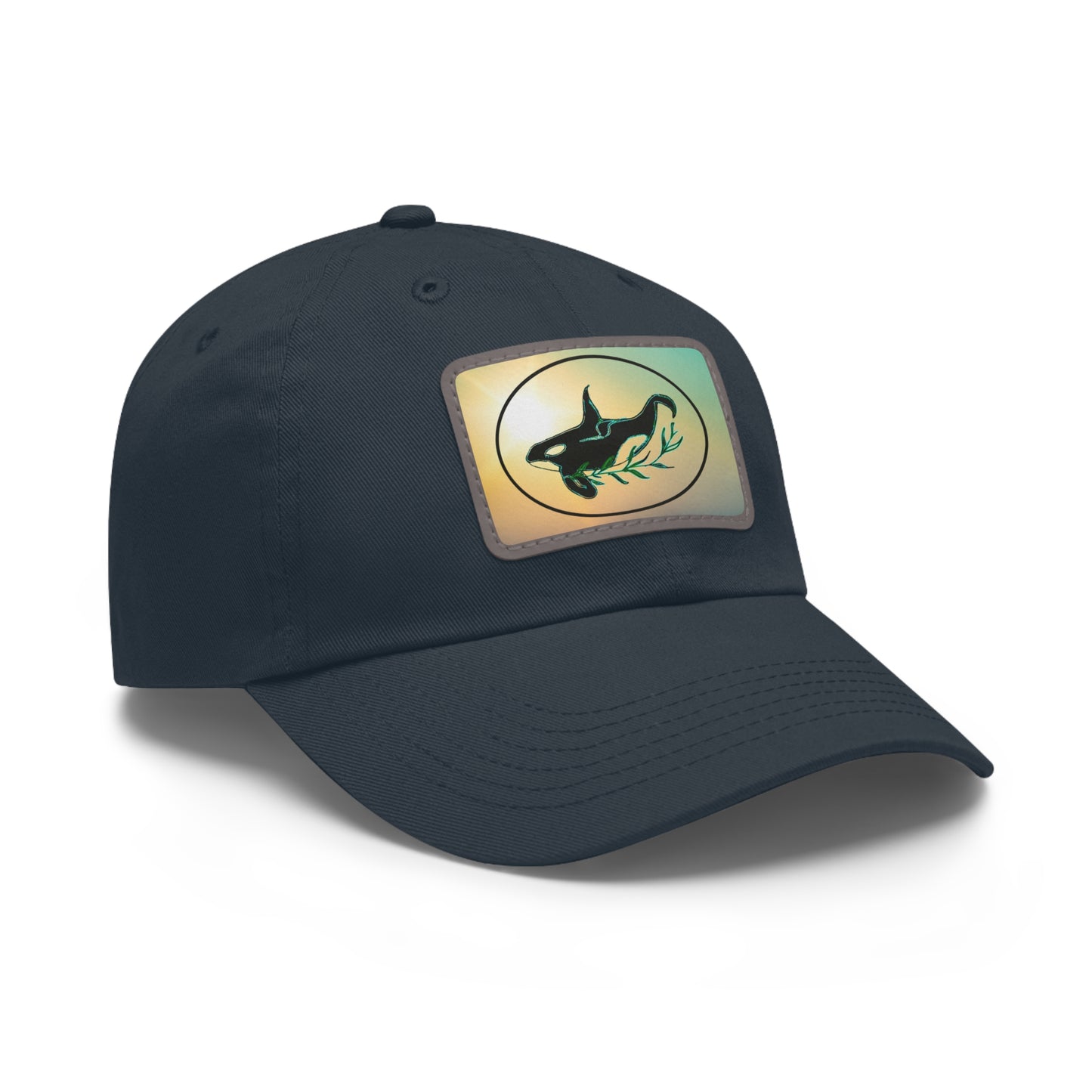 Orca Hat with Leather Patch (Rectangle)