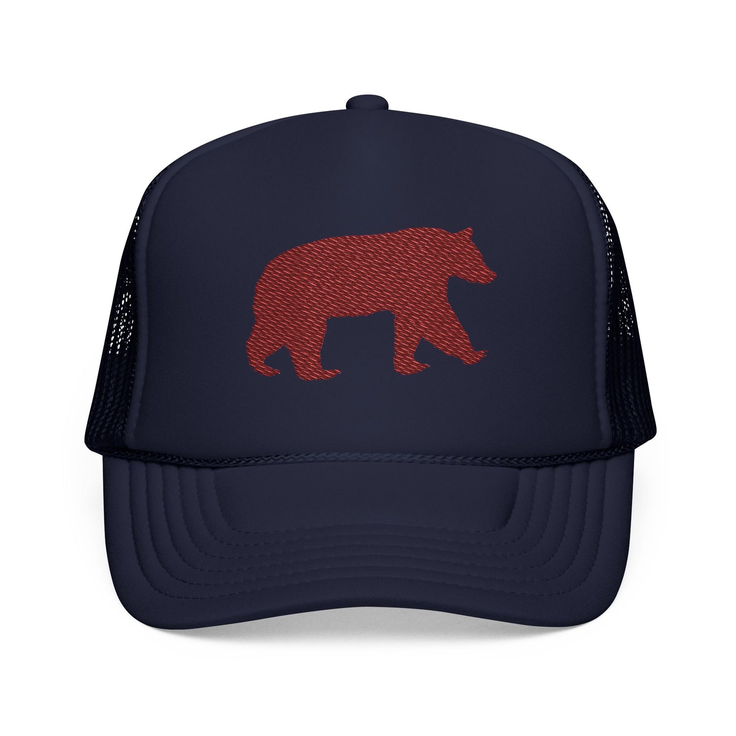 Grizzly Bear Foam Trucker Hat (Embroidery)