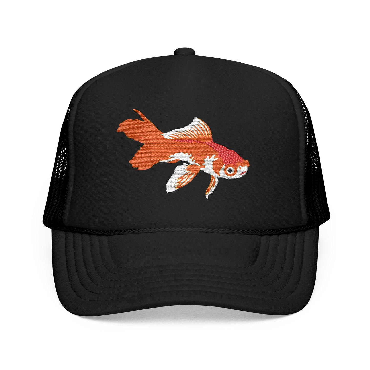Goldfish Foam Trucker Hat (Embroidery)