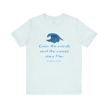 Mathew 8:27 Jersey Short Sleeve Tee