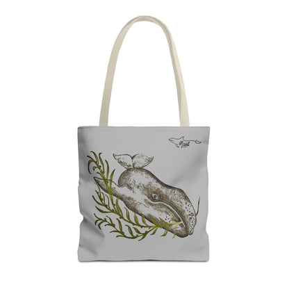 Gray Whale Tote Bag (AOP)