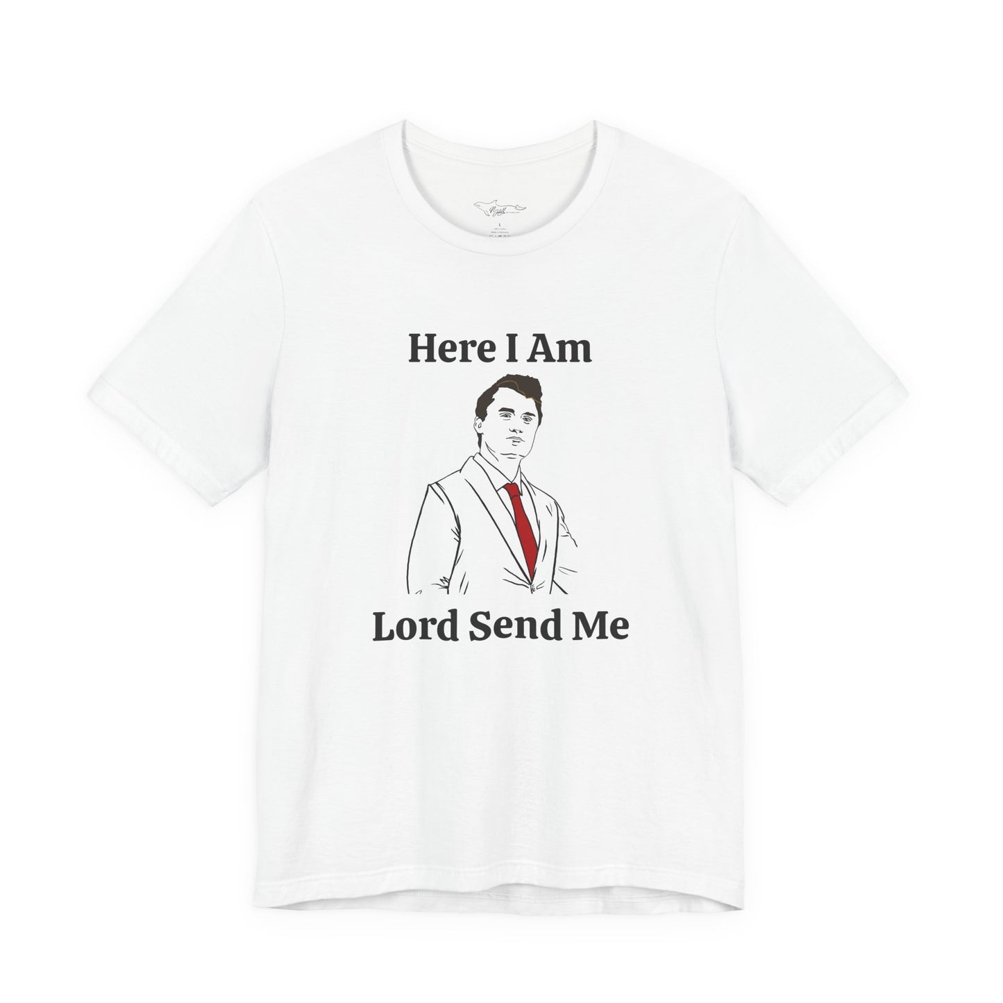 Here I Am Lord Send Me, Charlie Jersey Short Sleeve Tee