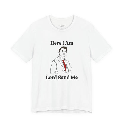 Here I Am Lord Send Me, Charlie Jersey Short Sleeve Tee