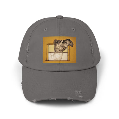 Bussin Clyde The Camel Unisex Distressed Cap