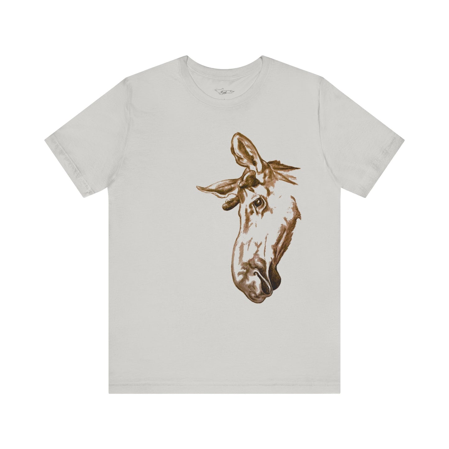 Curious Moose Unisex Jersey Short Sleeve Tee