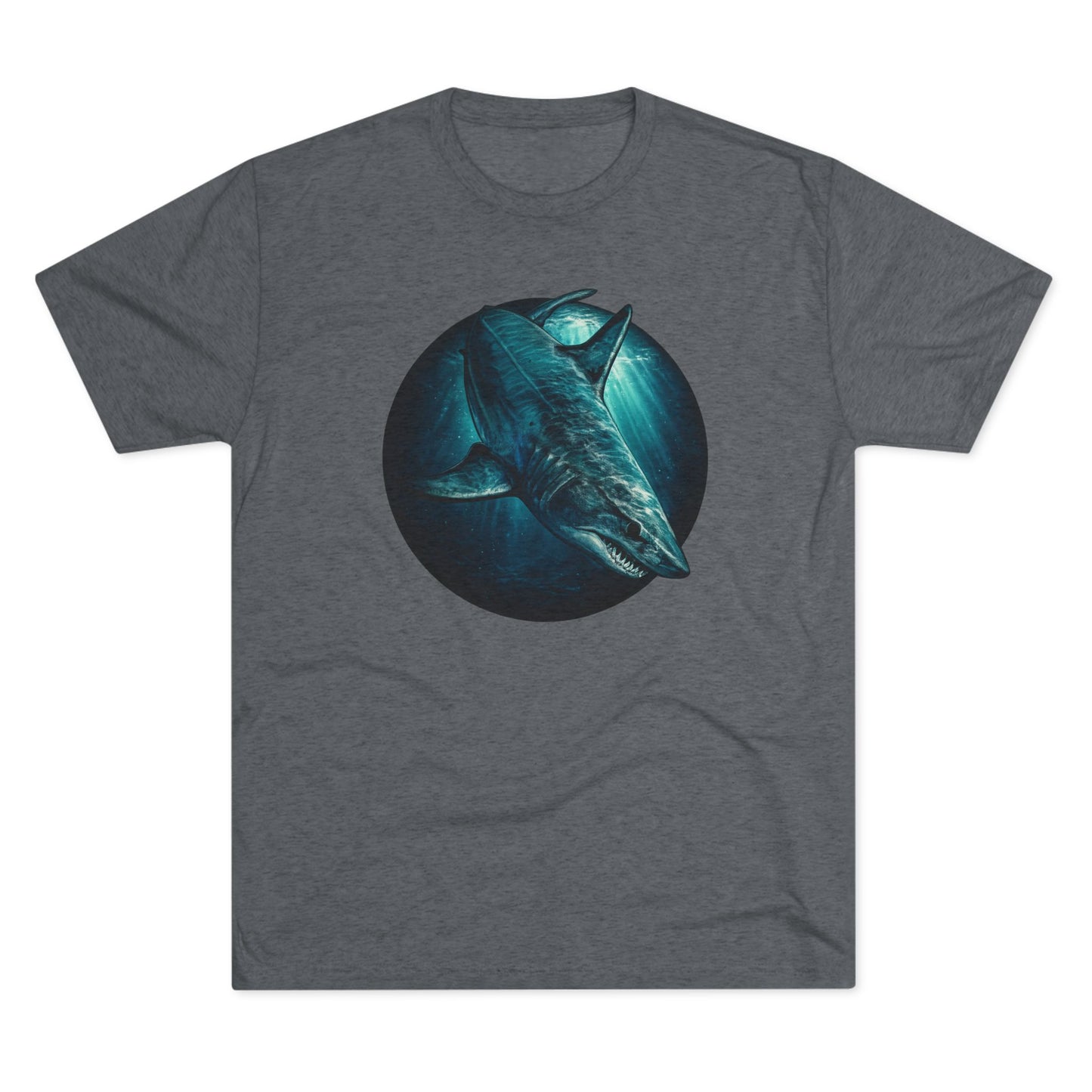 Mako Shark Unisex Tri-Blend Crew Tee