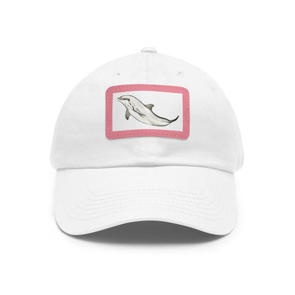 Dolphin Hat with Leather Patch (Rectangle)