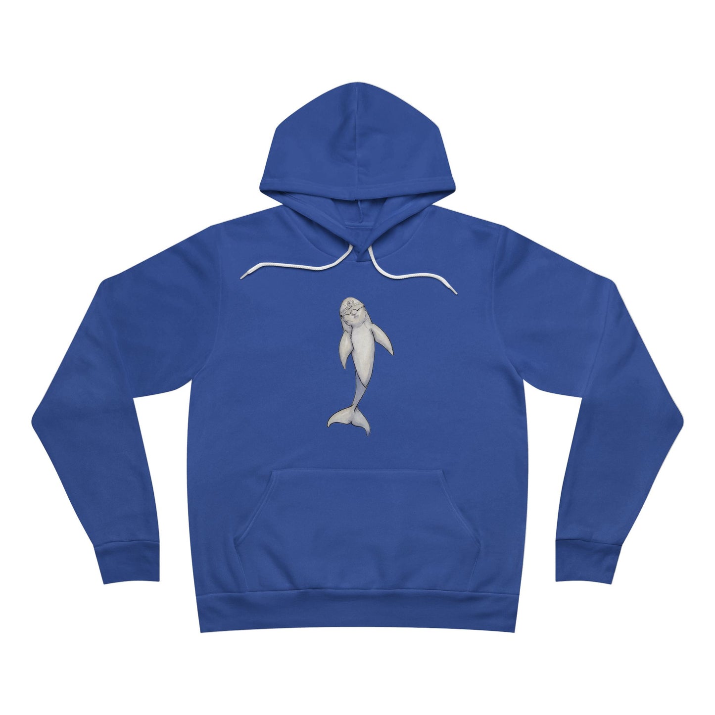Bottlenose Dolphin Unisex Sponge Fleece Pullover Hoodie
