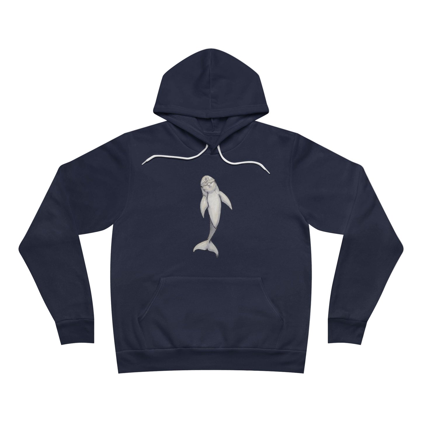Bottlenose Dolphin Unisex Sponge Fleece Pullover Hoodie