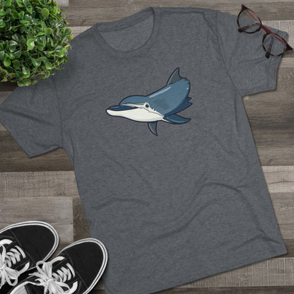 Dolphin Unisex Tri-Blend Crew Tee