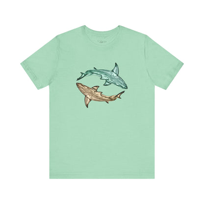 Great White Shark Unisex Jersey Short Sleeve Tee
