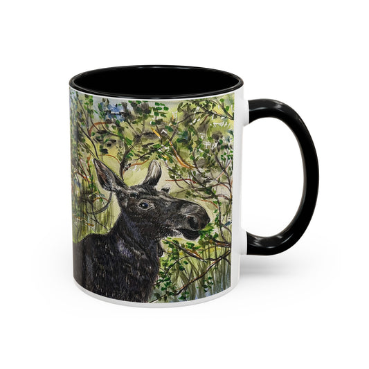 Hidden Springs Moose Accent Coffee Mug 11oz