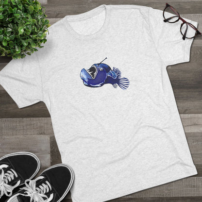 Angler Fish Unisex Tri-Blend Crew Tee