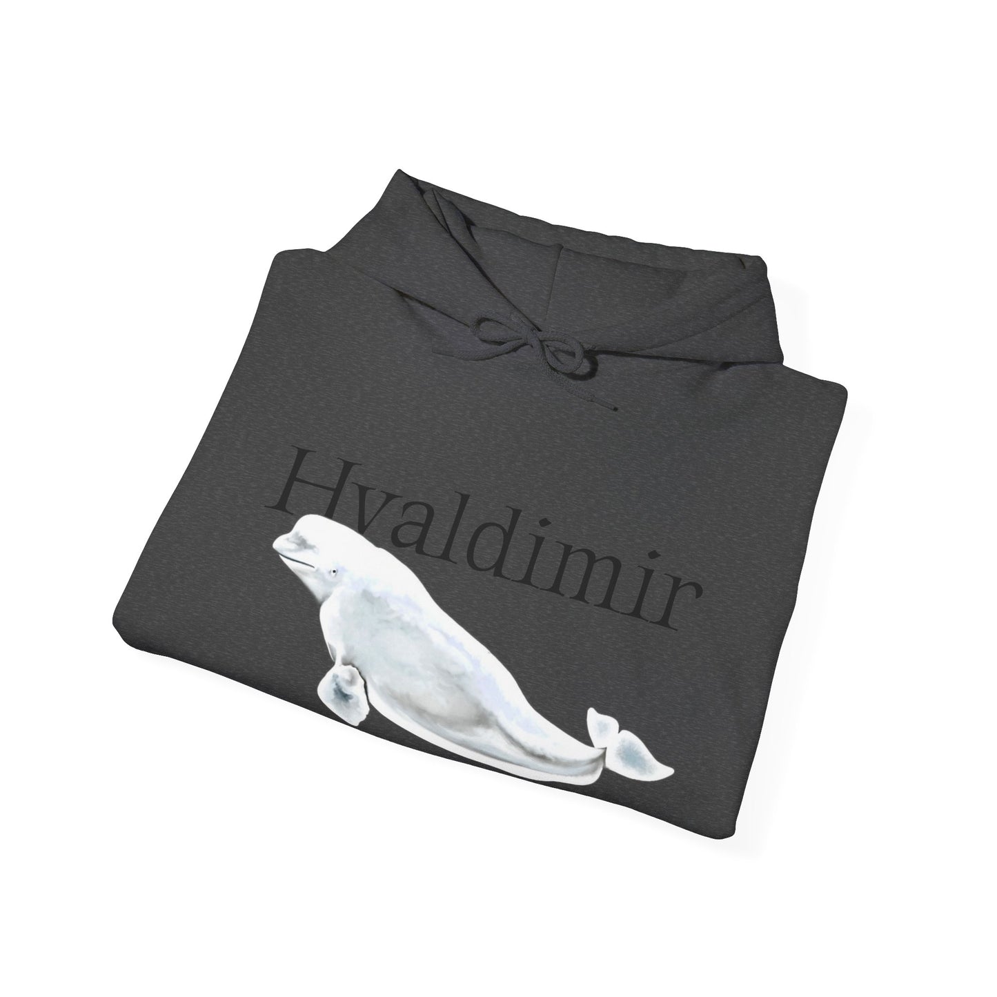 Hvaldimir Beluga Whale Unisex Heavy Blend™ Hooded Sweatshirt