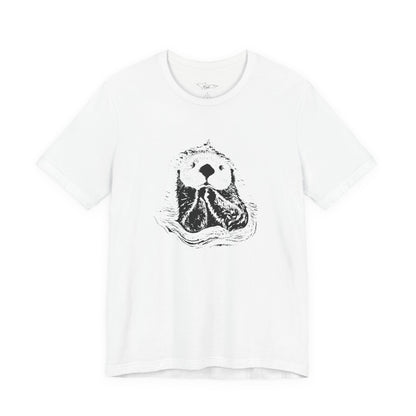 Praying Sea Otter Unisex Jersey Short Sleeve Tee