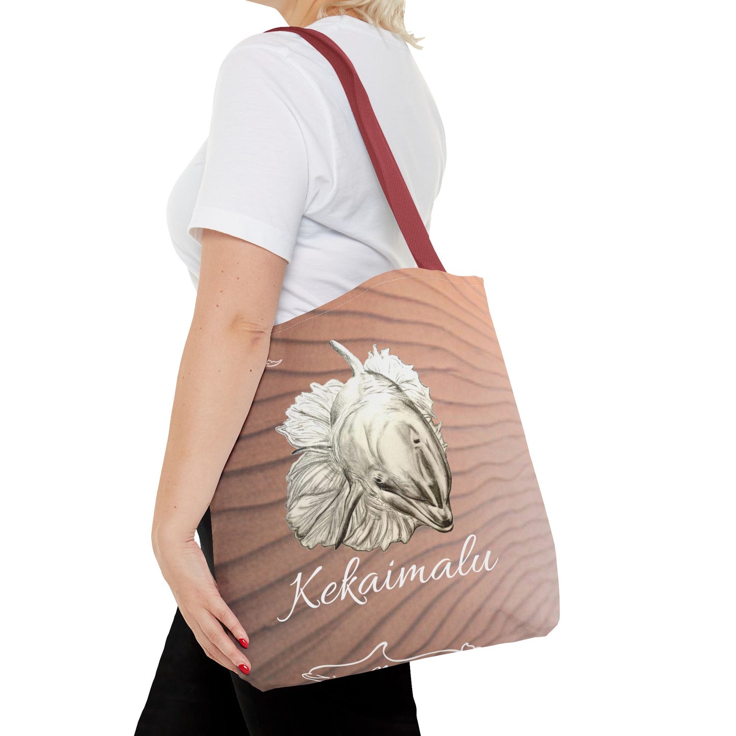 Kekaimalu Wholphin Tote Bag (AOP)