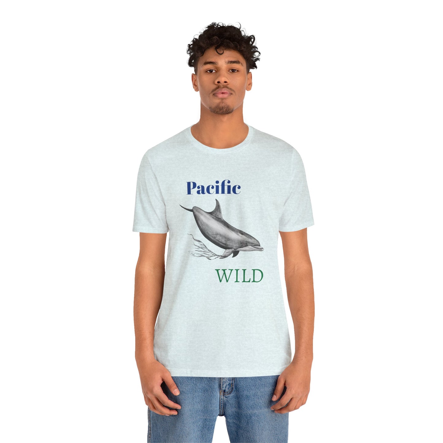 Pacific Wild Dolphin Unisex Jersey Short Sleeve Tee