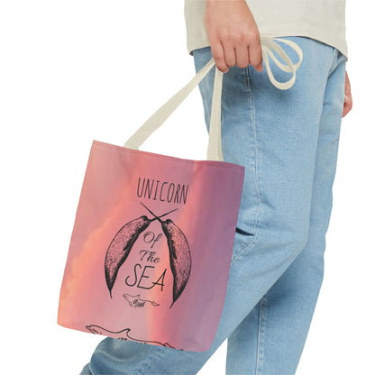 Unicorn of the Sea Tote Bag (AOP)