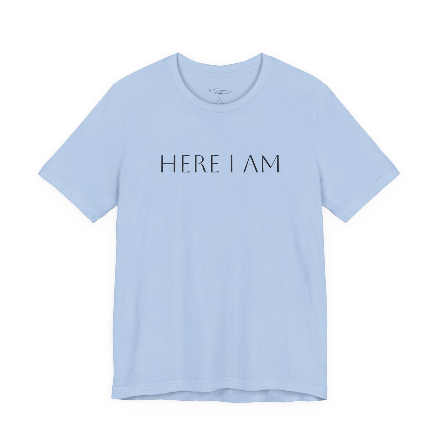 Here I Am Jersey Short Sleeve Tee