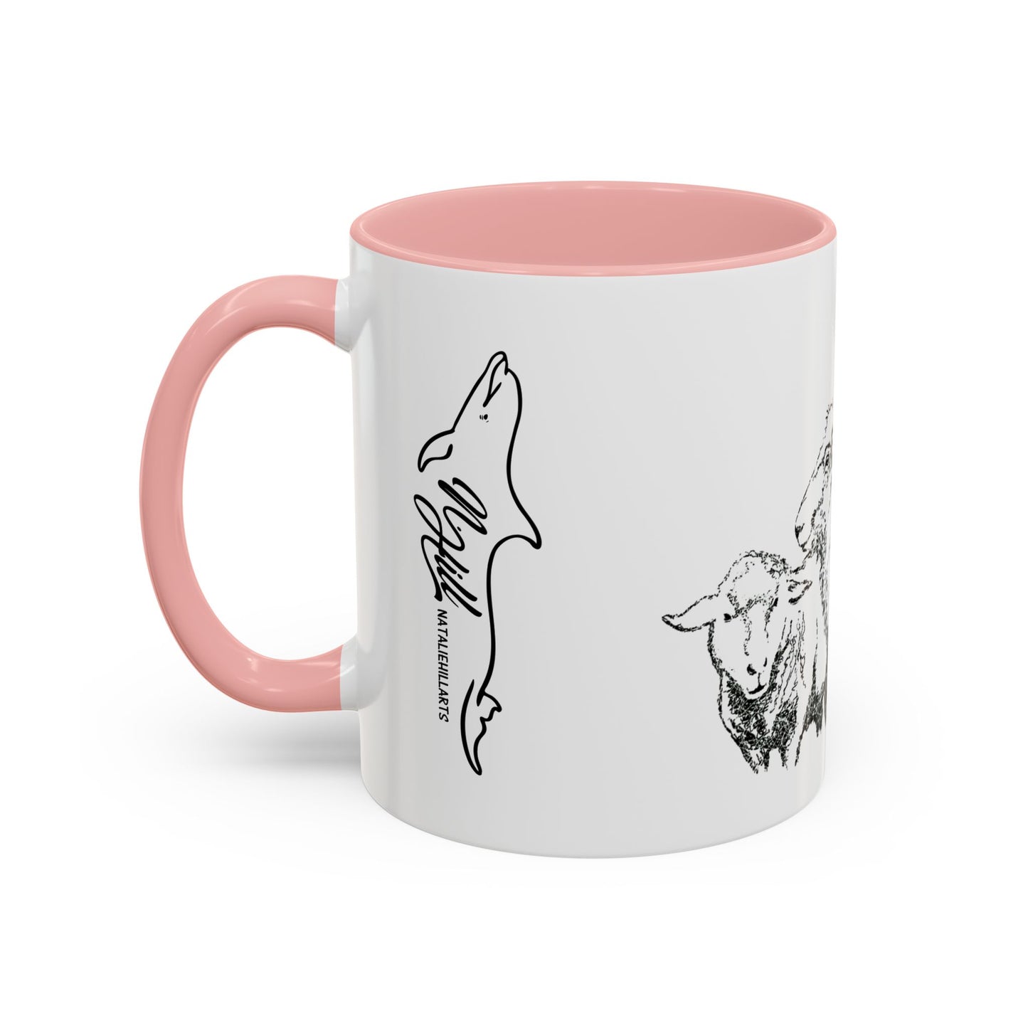 Get In The Heard Sheep Accent Coffee Mug (11, 15oz)