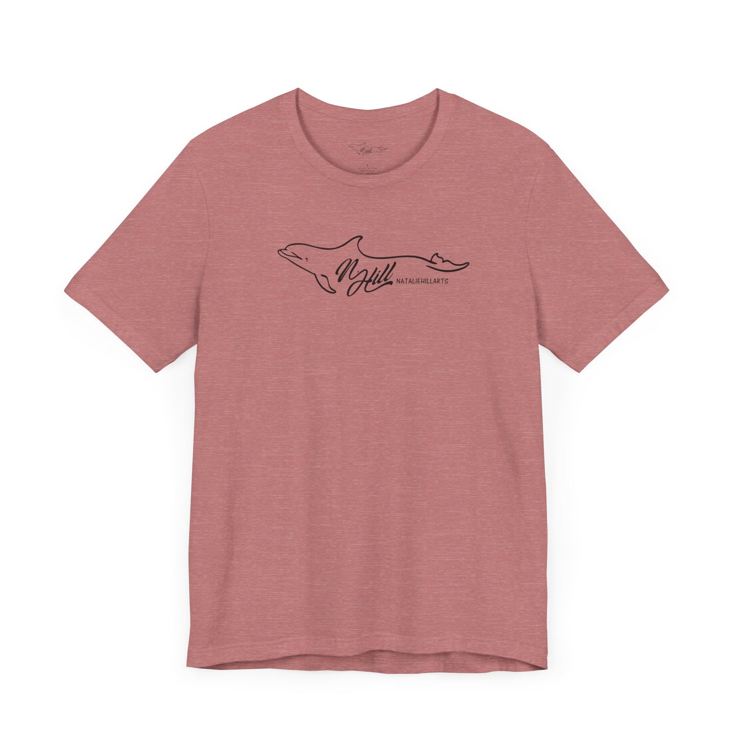 Natalie Hill Dolphin Logo Unisex Jersey Short Sleeve Tee