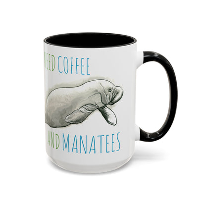 Manatee Accent Coffee Mug 15oz