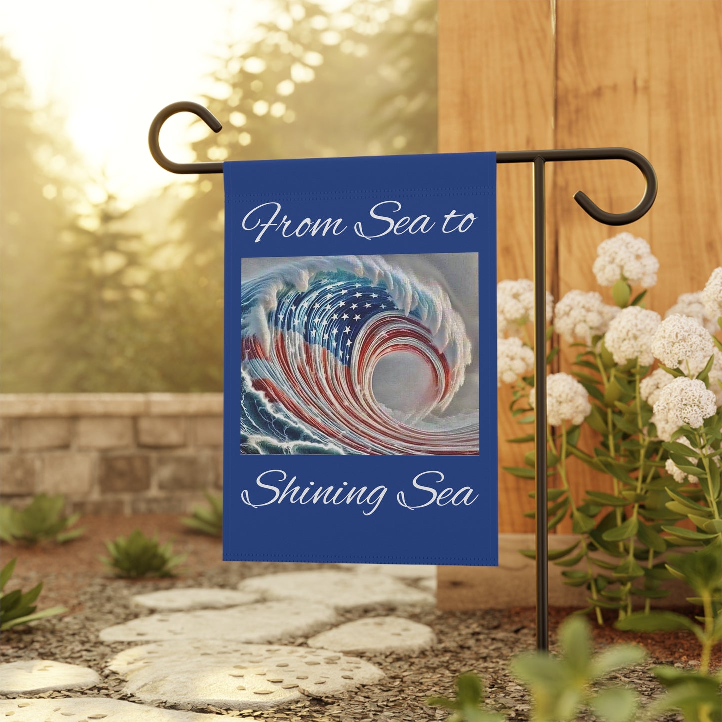 Flag Ocean Wave Garden & House Banner