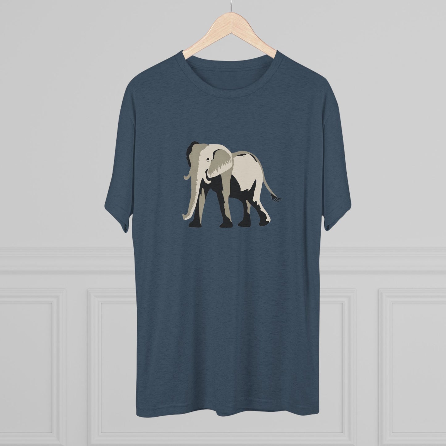 Elephant  Unisex Tri-Blend Crew Tee
