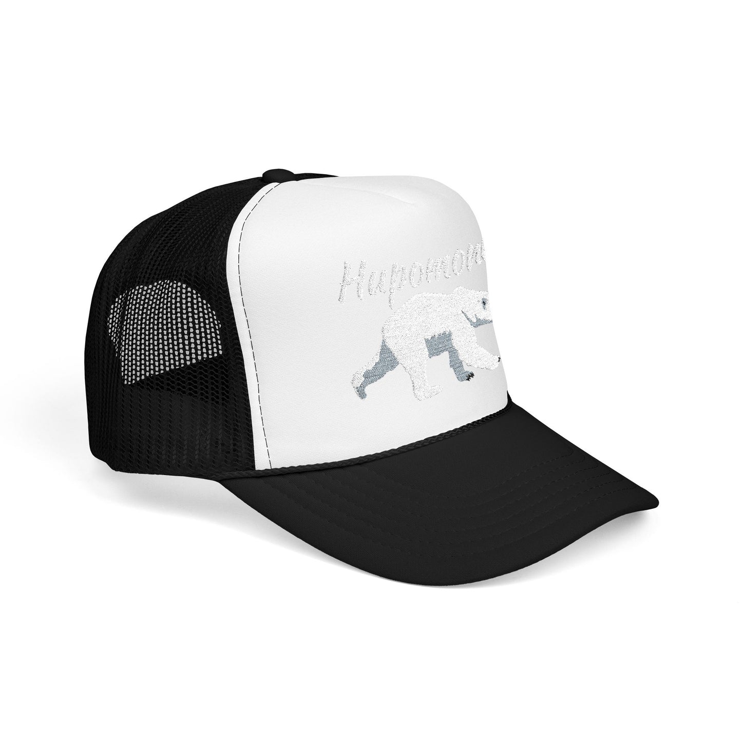 Hupomone Polar Bear Foam Trucker Hat (Embroidery)