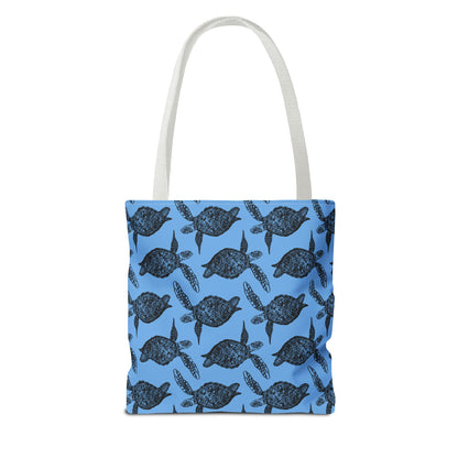 Sea Turtle Tote Bag Blue (AOP)