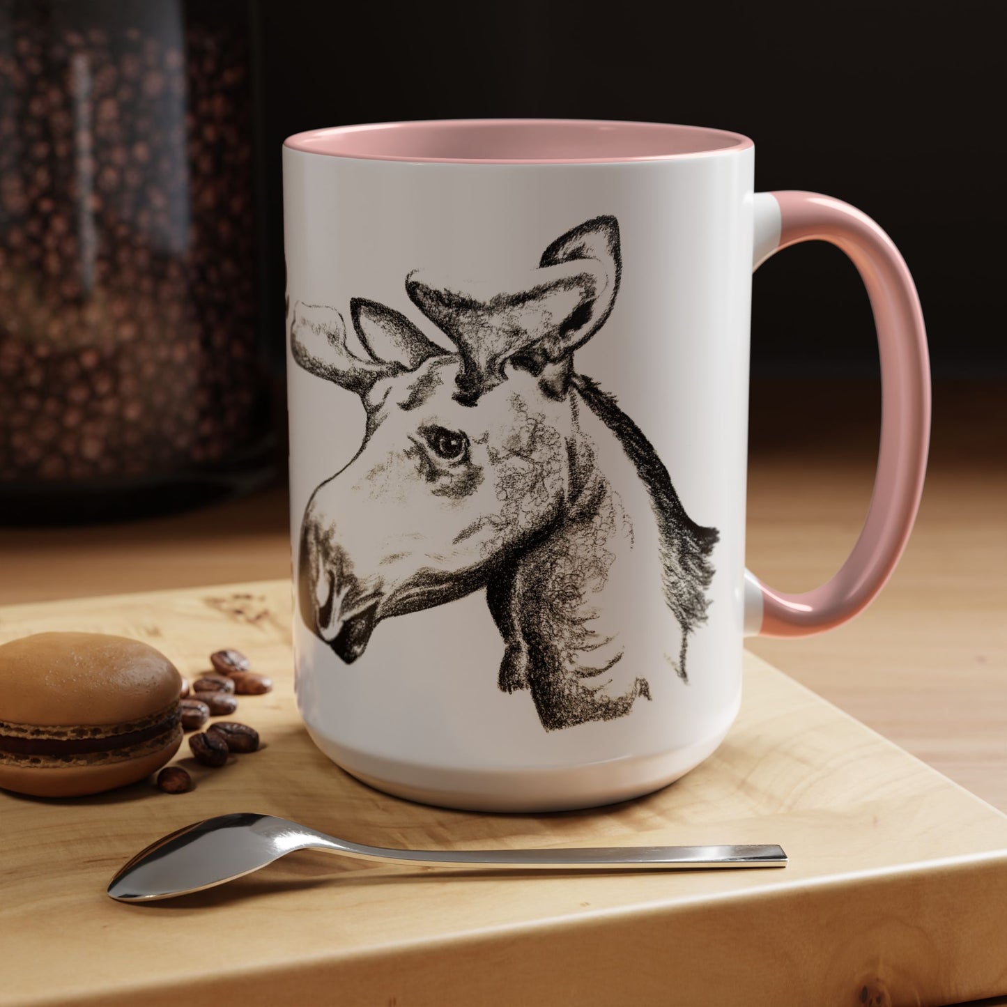 Moose Have Coffee  Accent Coffee Mug 15oz