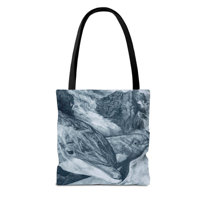 Dolphin Summit Tote Bag (AOP)