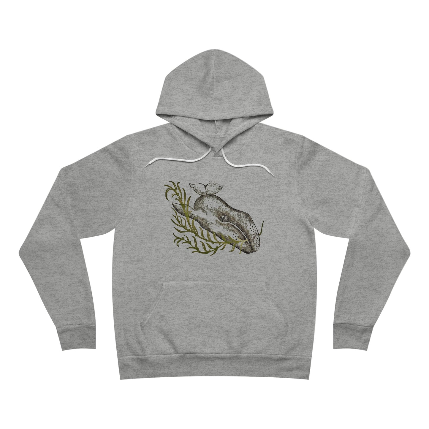 Gray Whale Unisex Sponge Fleece Pullover Hoodie