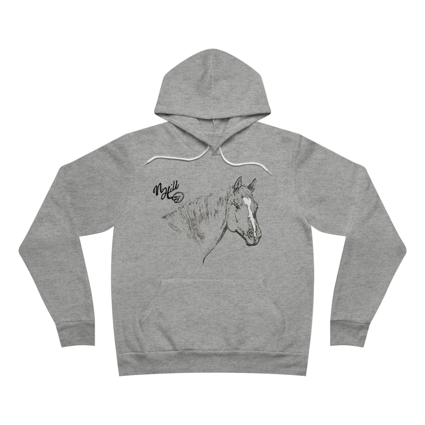 Horse Unisex Sponge Fleece Pullover Hoodie