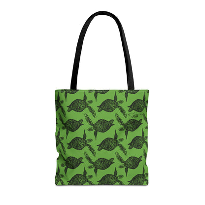 Sea Turtle Tote Bag Green (AOP)