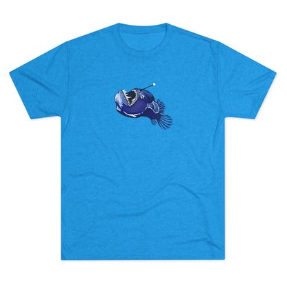 Angler Fish Unisex Tri-Blend Crew Tee