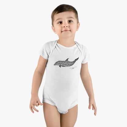 Dolphin Onesie® Organic Baby Bodysuit