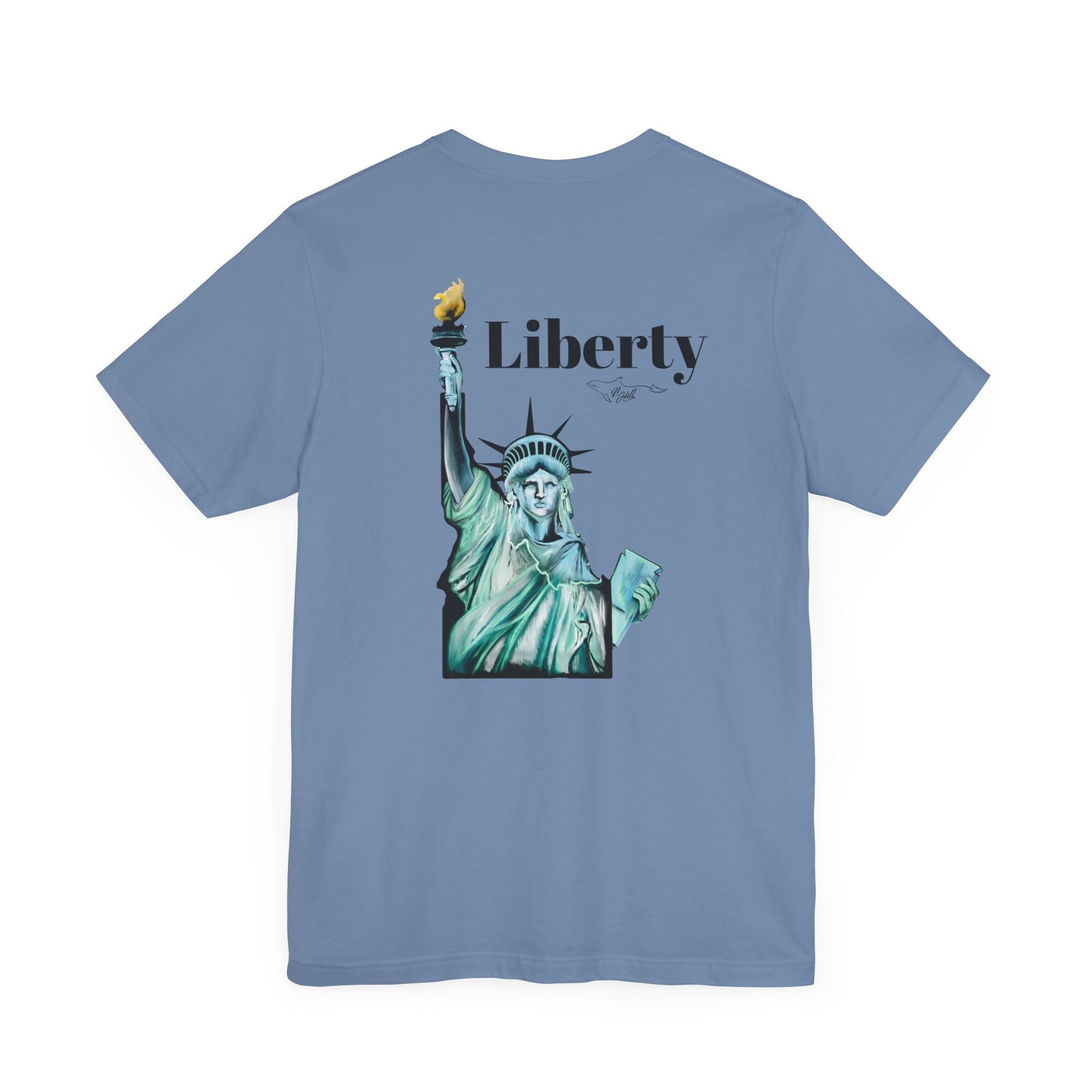 Idaho Statue of Liberty Unisex Jersey Short Sleeve Tee