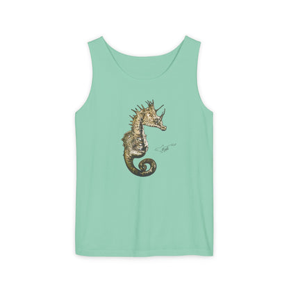 Sea Horse Unisex Garment-Dyed Tank Top