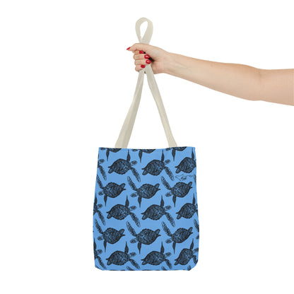 Sea Turtle Tote Bag Blue (AOP)