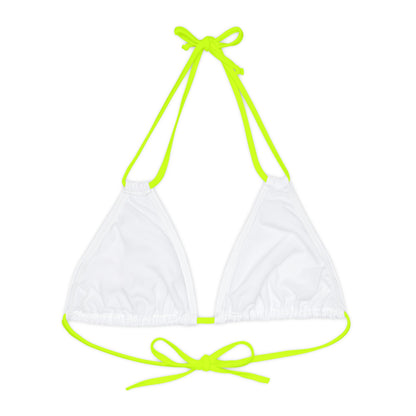 Otter Strappy Triangle Bikini Top (AOP)