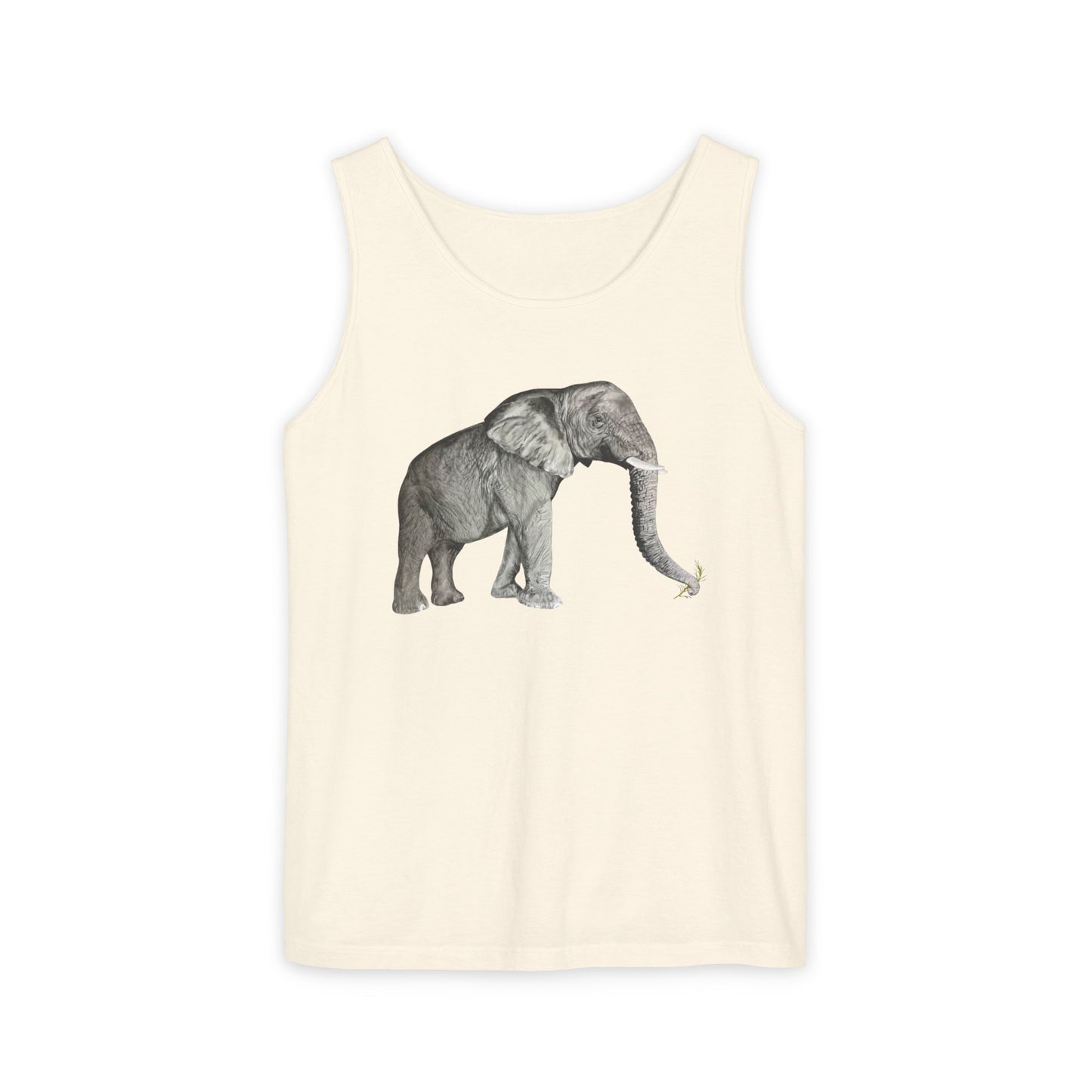 Elephant Unisex Garment-Dyed Tank Top